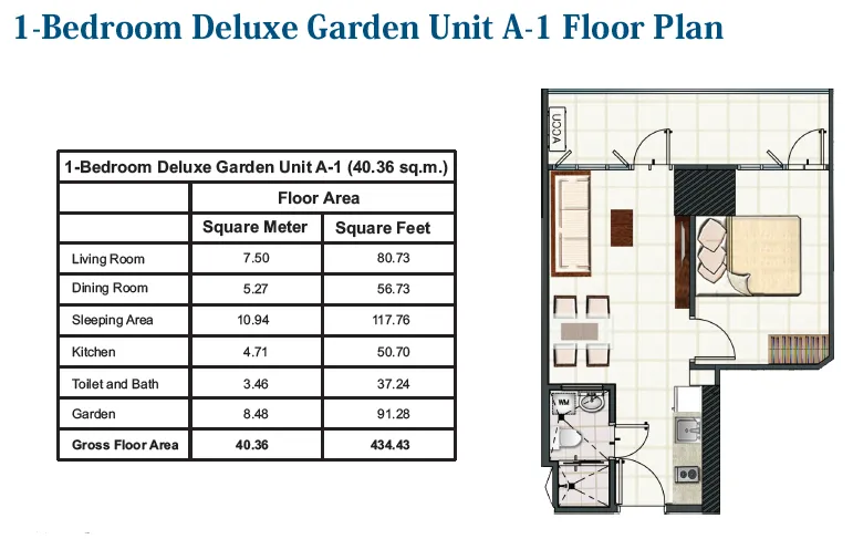 https://manilacondohub-smdc.com/images/properties/blue/unit-layouts/10 - BLUE - 1BR deluxe garden unit A-1 (+40.36 sqm).webp